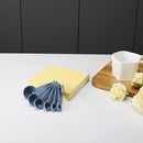 Set 6 Cucharas Medidora Plastico Azul