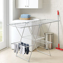 Tendedero de Ropa Doble Piso Aluminio 156x61x97 cm Blanco