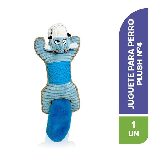 Juguete plush para perros, doble textura