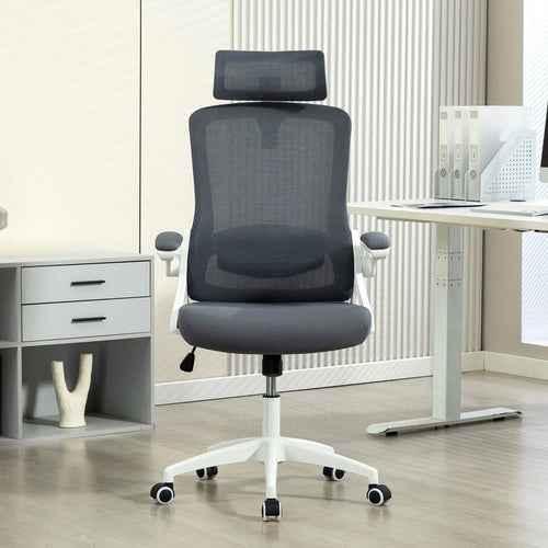 Sillon Pc Ergonomica Pixel Gris/Blanco