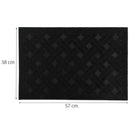 Limpiapies Texture Negro 38X57 Cm Polipropileno Negro