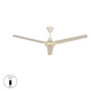 Ventilador De Techo 3 Aspas Blanco Con Control 142 Cm