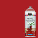 Pintura Esmalte Base Agua Spray 0.4 l Brillante rojo