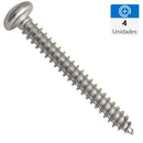 Tornillo Roscalata Metal 1 4.1 mm 4 unidad(es)