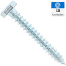 Tornillo Tirafondo Madera 2 1/4 10 unidad(es).