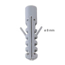 Tarugo Con Tornillo 8 Mm 10 Unidades