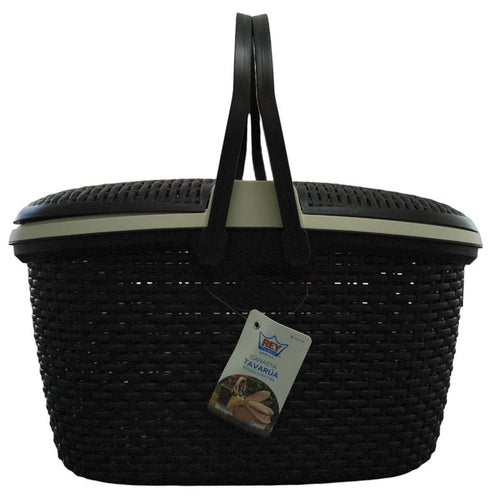 Canasta Ratan 36.4X29.1X47 Cm 49.8 L Marron