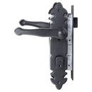 Cerradura de manilla 1084-935L/L para interior negro