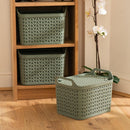 Canasta 44x30x29 cm 24 l Verde