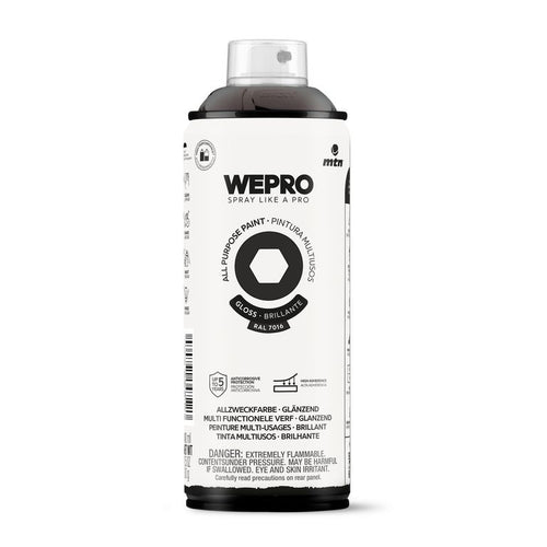 Pintura en Spray 0.4 l Brillante Gris Apolo
