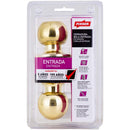 Cerradura acceso bola bronce pulido fx