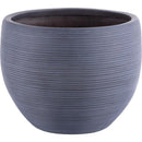 Macetero Stri De Fibra De Vidrio 50X39 Cm Gris