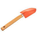 Palita Angosta De Acero Naranjo Con Mango De Madera