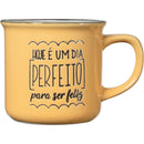 Mug 300 Ml Ceramica Frases Colores Surtidos