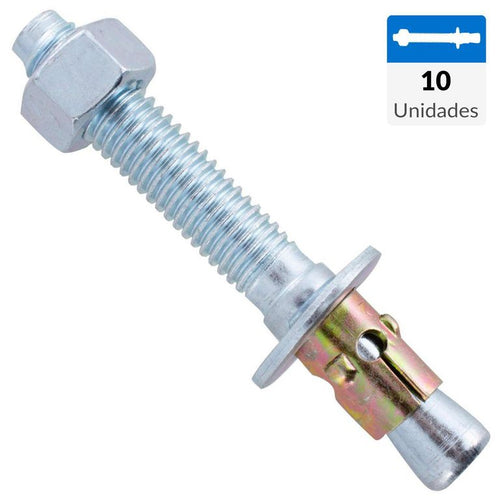 Perno anclaje 1/2 x 3 3/4 10 unidades