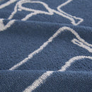 Limpiapies Bano Dog 40X50 Azul