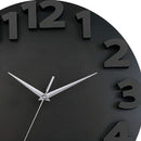 Reloj 3d go 50x50cm negro