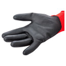 Guante Multiuso Liviano Redline Poliester Talla U. Rojo/Negr