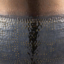 Macetero Aisea De Ceramica 30X23 Cm Oliva Dorado