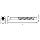 Tornillo Autoperforante Madera 41 mm 3.9 mm 100 unidad(es)