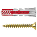 Tarugo Duopower 8mm + Tornillo 5x45mm + Broca de 8mm 8 unidades