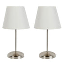 Pack De 2 Lamparas De Mesa M510Tl Gris 20X20 Cm