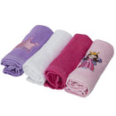 Set 4 Toallas Infantil 380 Gr Algodon 27X24 Cm Colores