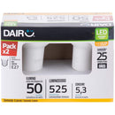 Pack 2 Ampolletas Led 5.3 W E27 525 Lm Luz Calida