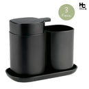 Set 3 Piezas Accesorios Bano Negro