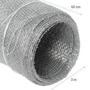 0.6x3 m Malla mosquitera galvanizada No14