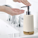Dispensador De Jabon Bambu Beige