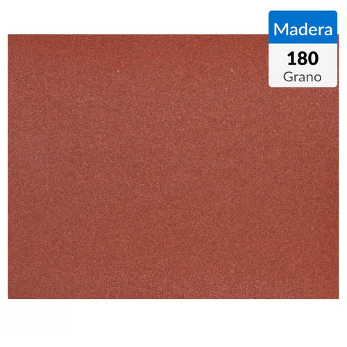 Lija Norton A-257 Para Grano 180 Oxido De 22.5X27.5Cm