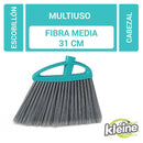 Repuesto Escoba Media Angular 31 cm Pp/pet Aqua/gris