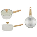 Bateria De Cocina 8 Piezas Aluminio Picnic Beige