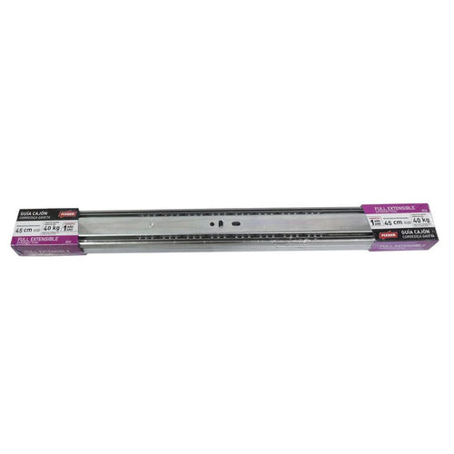 Corredera extension total Negra 45mmX450mm