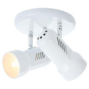 Barra Led R63 2 Luces Metal Blanco.