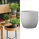 Macetero Basel de Ceramica 24x23 cm Gris