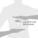 Pack 3 Ampolletas Led 5.5 W Gu10 560 Lm Luz Neutro