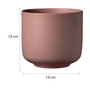 Macetero de Ceramica 19x18 cm Rosa