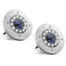 Pack 2 Estacas Solares Led Piso 0.06 W Ip 44 84 Lm Luz Calid