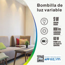 Ampolleta Led Wifi 9 W E27 800 lm Luz Multicolor