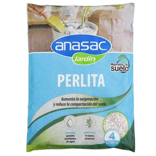 Perlita mejorador de suelo 4 litros