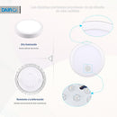 Panel Led Sobrepuesto Circular Blanco 18W Luz Fria