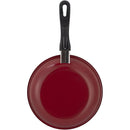 Set 3 Sartenes Antiadherentes 20 cm25 cm30 cm Fierro Rojo/Negro