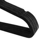 Set de 30 Colgadores de Ropa Negro