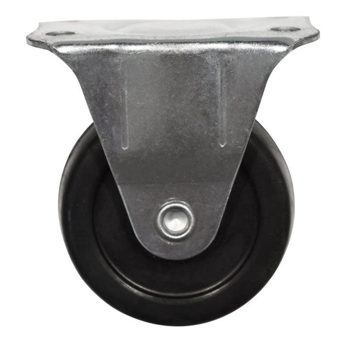 Rueda negra fija 1-1/2 pulgada