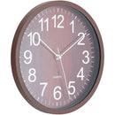 Reloj wooden 29x29cm oscuro