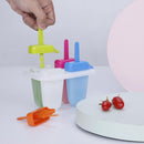 Set De 4 Moldes Para Helado Casa Bonita Multicolor 600 Ml