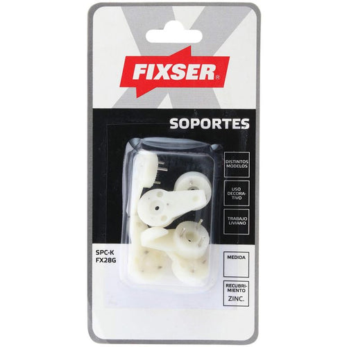 Soportes Multiuso Para Pared 7X30 Mm 6 Unidades