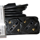 Alargador Shuko Proteccion Sobretension 6 Toma(S) 3 M Negro